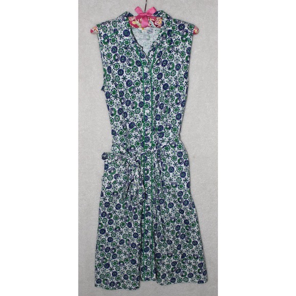 Boden Dresses & Skirts - Boden Button Up Floral Dress w/ Pockets, 100% Cotton, Women's Size 6R